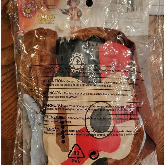 NEW! Western Rockabilly Rock Star Toddler Cowboy Jumpsuit Costume - Picture 5 of 6